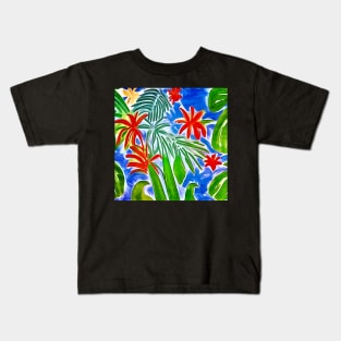 Red flowers - Matisse inspired Kids T-Shirt